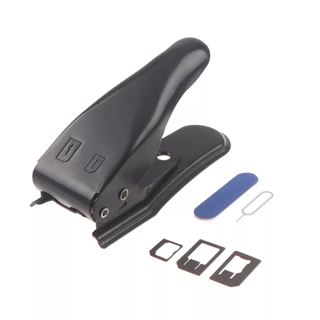 Taglia schede micro SIM nano multifunzione Dual 2 in 1 per accesso smartphone #zz
