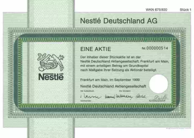 Nestle 1999 Maggi Herta Schoeller Libby Sarotti Alpenmilch Herta Frankfurt 1er
