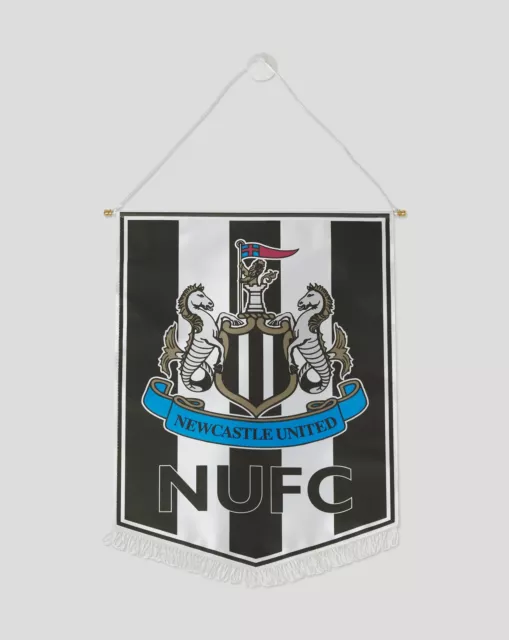 Newcastle United Fc Crest Large Pennant 38Cm X 28Cm - Official Football Gift