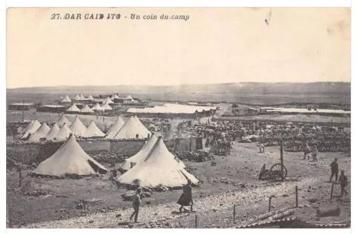 Cpa Maroc Dar Caid Ito Un Coin Du Camp