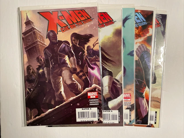 X-Men: Die By The Sword #1-5 (2007) VF/NM Marvel Complete Set High Grade Comic