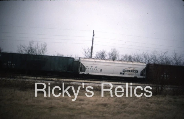 Original Slide NYC 886777 Hopper New York Central 1983 Action