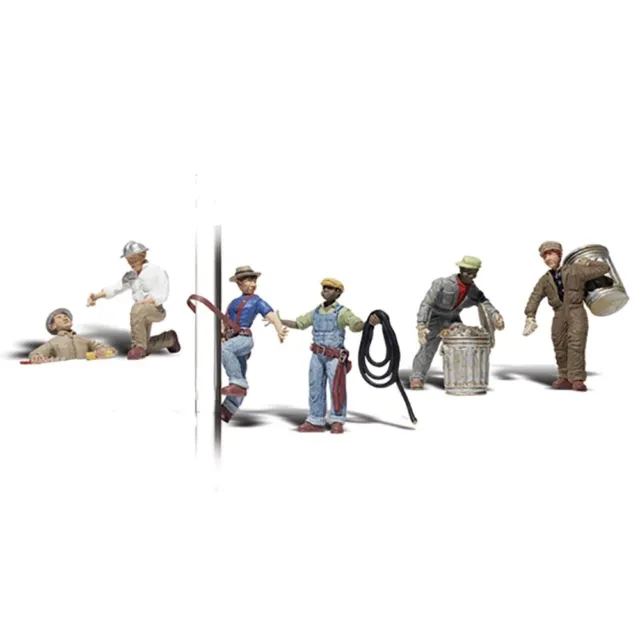 Woodland Scenics A2052 HO Assorted Workers Economy Pk HO Gauge