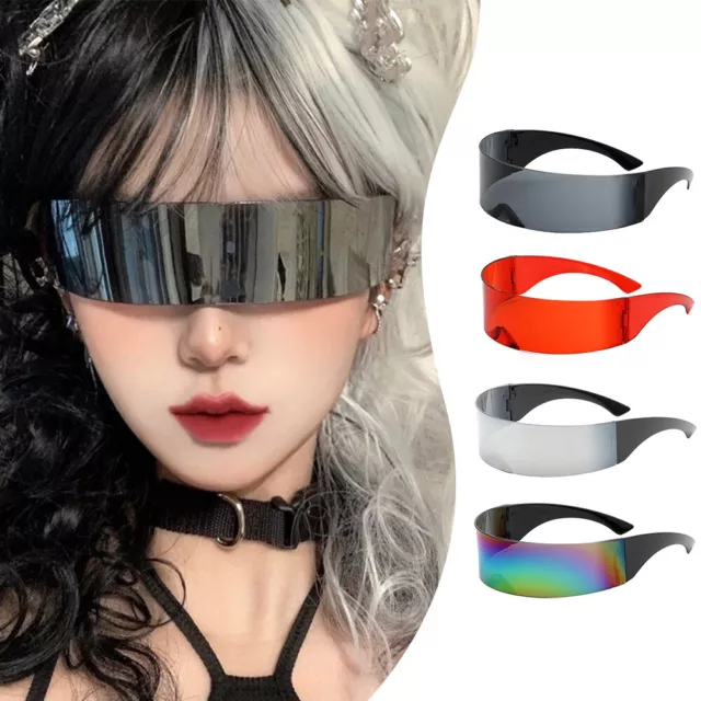 Outdoor Sports Mirror Motorcycle Riding Colorful Cycling Glasses Anti Slip