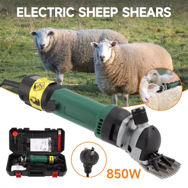 850W Electric Sheep Shears Animal Clippers Farm Livestock Wool Carding Tools