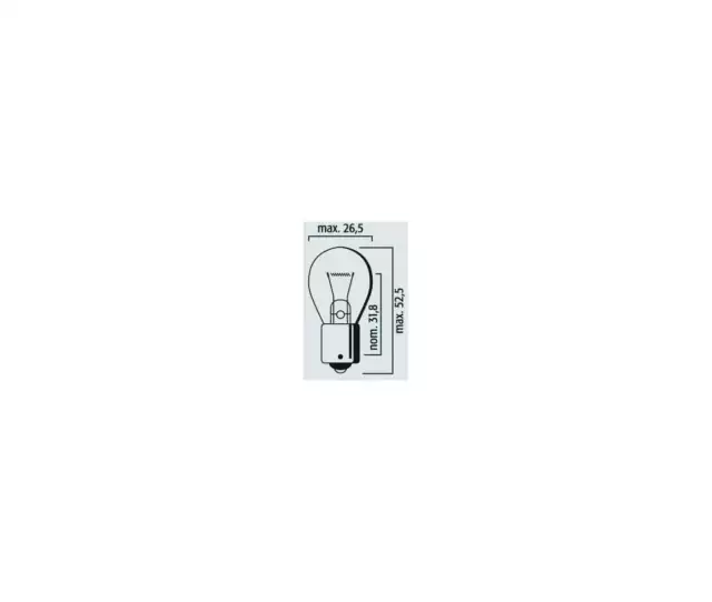 Boite 10 Ampoules De Clignotant 12V 21W Ba15S-9382