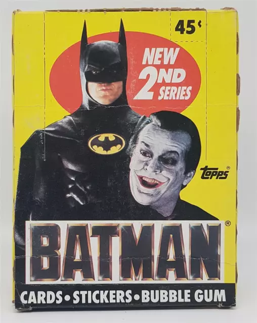 Topps Batman Serie 2 Wax Box 1989