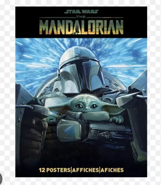 Star Wars: The Mandalorian -TV Show✅12 Poster Book New Sealed✅Baby Yoda Grogu S3