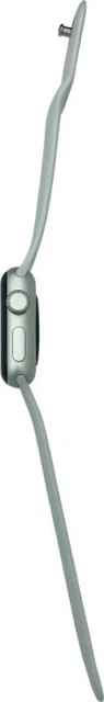 Apple Watch Series 3, 38mm Aluminium in Silber mit Sportarmband in Weiß, MTEY2ZD 2