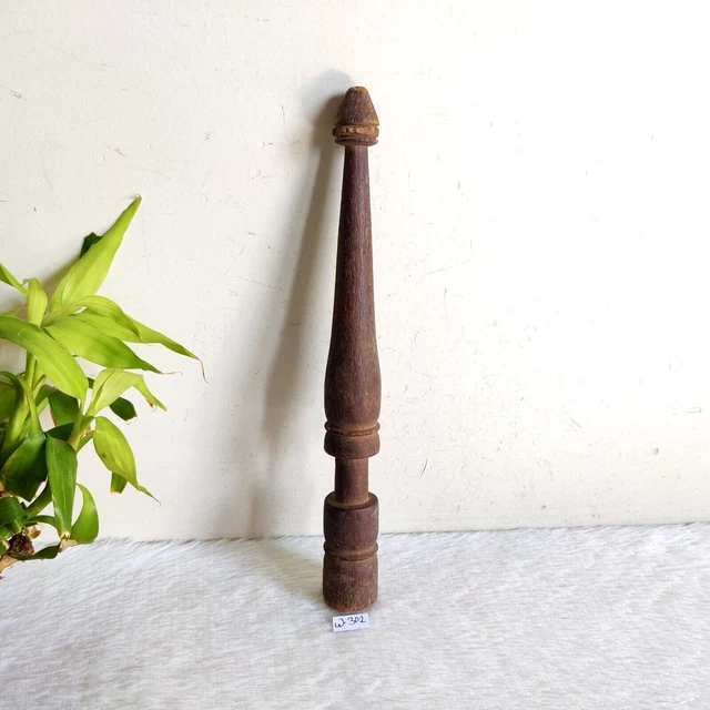 Vintage Old Handcrafted Wooden Wall Hook Hanger Rare Decorative Collectible W302