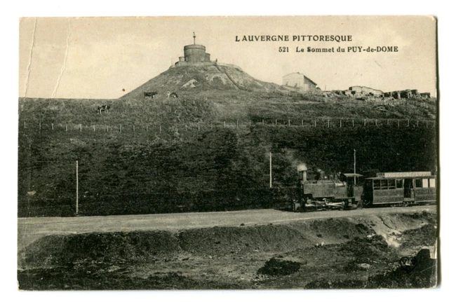 CPA 63 Puy-de-Dôme Le summit du Puy-de-Dôme