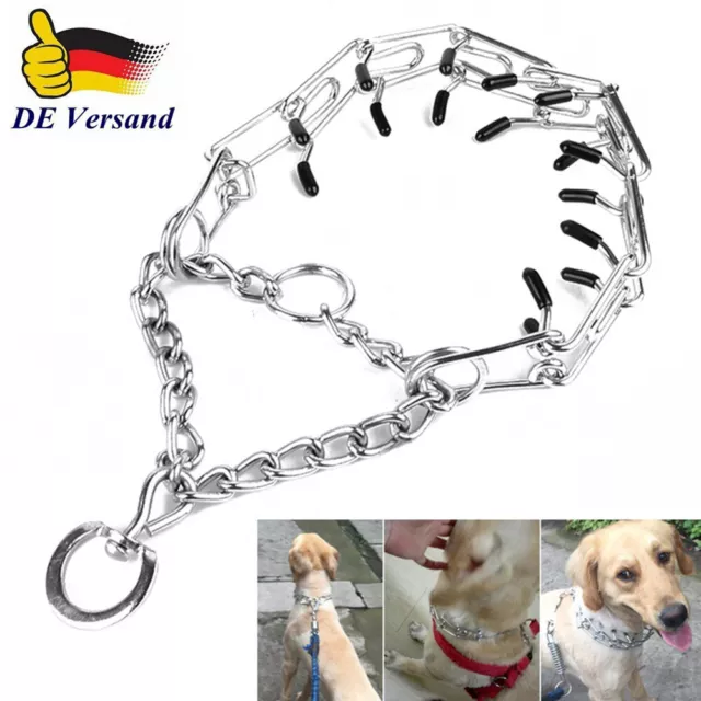 Hundehalsband Hundekette Kettenhalsband Würgehalsband Hunde Training Halskette