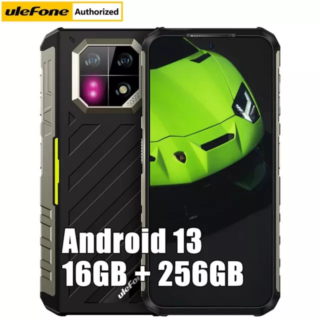 Ulefone Armor 22 Robustes Handy 16GB+256GB 64MP Night Vision IP68 Smartphone NFC