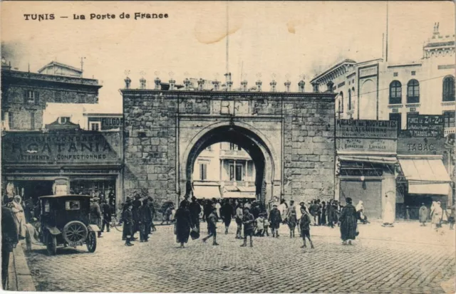 CPA AK TUNISIE TUNIS - La Porte de France (125239)