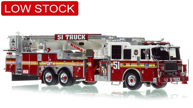 1/50 Fire Replicas FDNY 2013 Seagrave Attacker 95' Tower Ladder 51 Bronx New