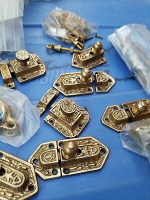 Diameter BRASS KNOBS & SCREWS - SOLID BRASS.  ANGLO AMERICAN BRASS CO. Latches 2