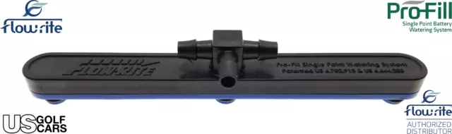 Battery Watering System BA-121-BLU Pro-Fill manifold by FLOW-RITE 2.7" Spacing