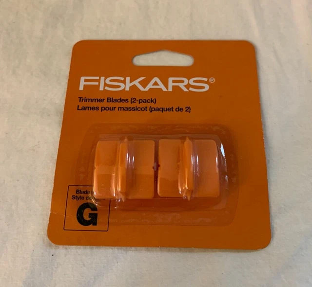 FISKARS PAPER TRIMMER Replacement Blades 2 Pack Straight Style G 11.95