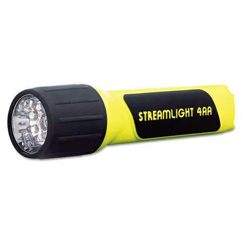 New Streamlight Firefighter ProPolymer 4AA Battery Included LED Flashlight 68202