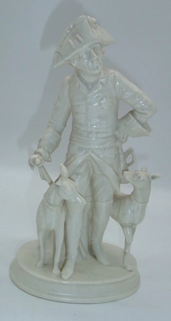 Porzellanfigur Friedrich der Große, mehrere Beschädigungen und Reparaturen