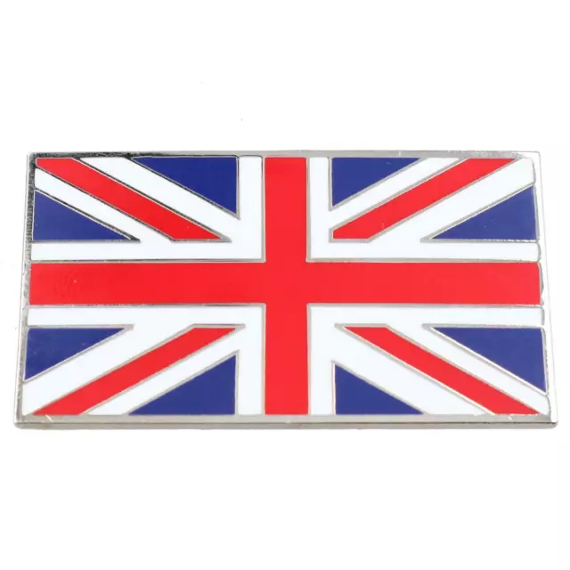 Distintivo bandiera Union Jack smaltato autoadesivo metallo classico GB emblema auto