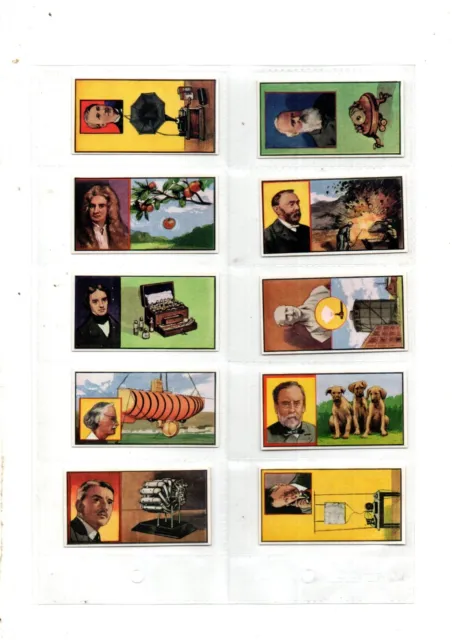 Inventions & Discoveries 1St Series Set 25 Sleeved Cards Issued By Sunblest Mint