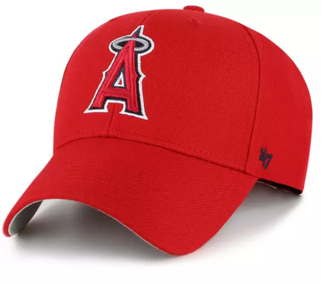 Anaheim Angels 47 Brand MVP Cappellino da baseball rosso MLB