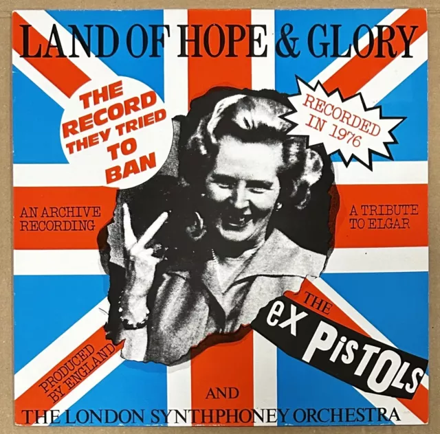 The Ex Pistols - Land If Hope & Glory 12"" Single UK 1984. Virgina Records