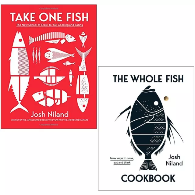 Josh Niland 2 Bücher Sammelset (Take One Fish & The Whole Fish Kochbuch) NEU