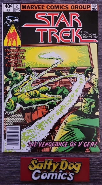 Star Trek #2- Newsstand Variant - Marvel Comics - Spock Kirk McCoy