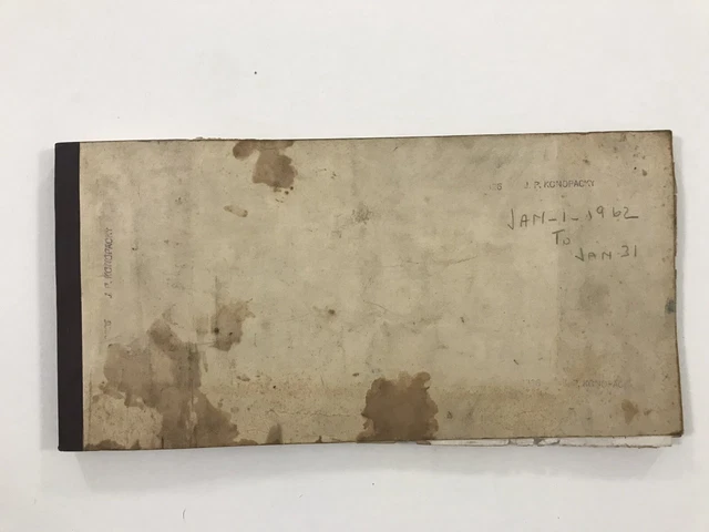 Soo Line Railroad time return and report of train employees year 1962 booklet