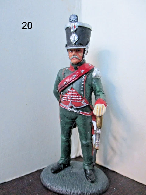 Figurine Militaire 1/32 Del Prado - Sapeur Autrichien à Pied, époque Napoléon - Peinte En Plomb, Occasion