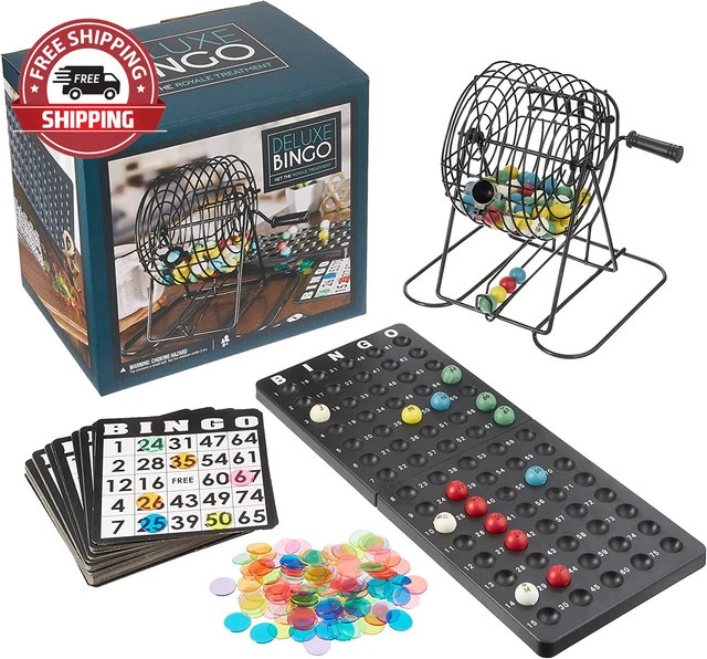 Royal Bingo Supplies Bingo Game Set for Adults, Seniors, Family & Kids - 50 Card