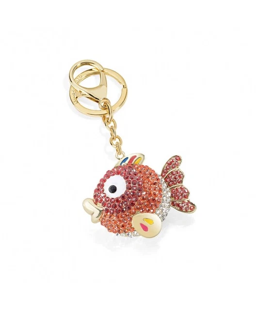MORELLATO Nemo Gold Steel and Colored Stones Keychain SD0346