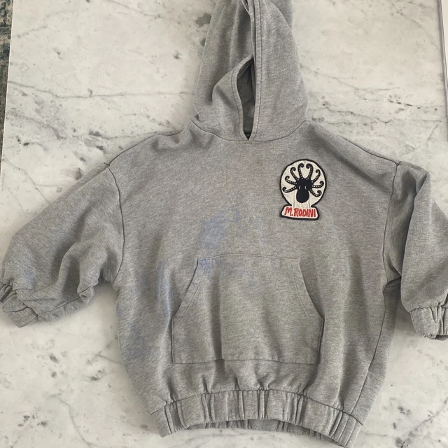 Mini Rodini Polpo Felpa con Cappuccio 92/98 Ha Macchie!