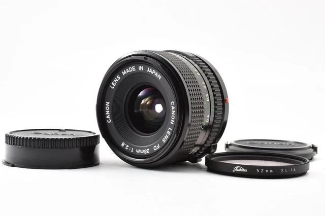 MINT CANON NEW FD NFD 28mm f/2.8 Manual Focus Wide Angle Lens From