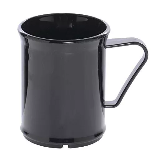 Cambro Camwear 9.6 oz Black Polycarbonate Mug 2