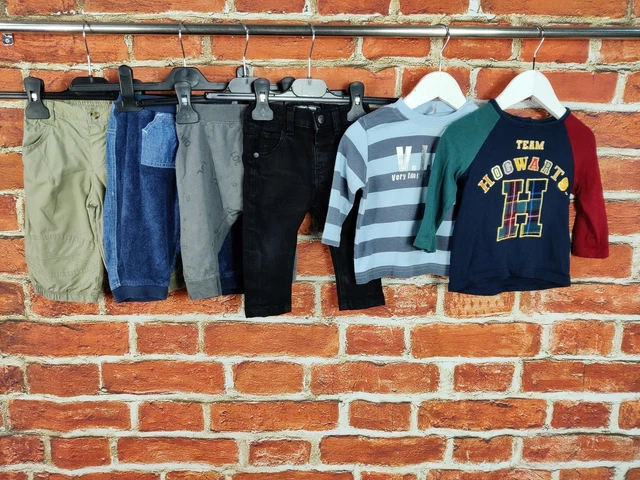 BABY BOY BUNDLE AGE 3-6 MONTHS NEXT M&S etc JEANS TROUSERS TOP HARRY POTTER 68CM