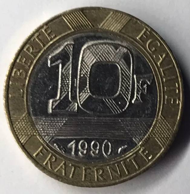 10 Francs Génie De La Bastille 1990 TTB Monnaie Française Achat Unitaire