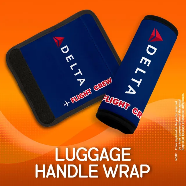 Delta Airline Crew Luggage Handle Wrap ( Pack of 4 )