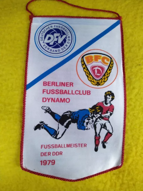 Wimpel 28*17 cm * BFC Dynamo Berlin - Meister 1979 * DFV DDR Oberliga FC Fußball