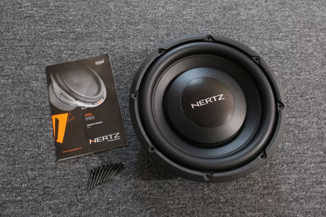 Hertz Mille PRO MPS 250 S2 2Ohm Subwoofer 10" 25cm Flachwoofer 500 WRMS