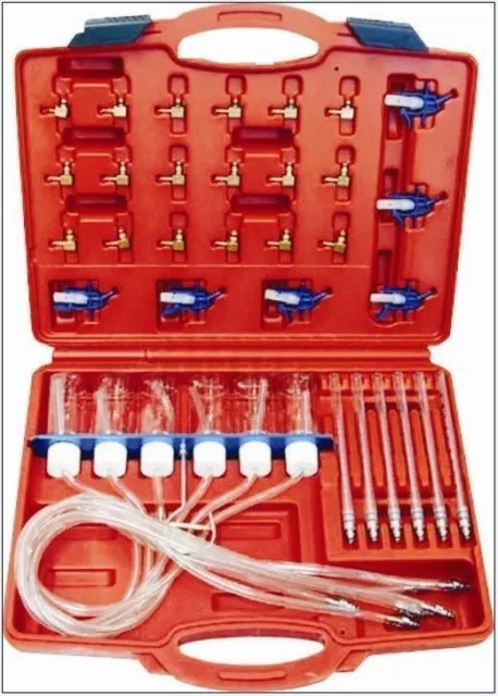 Diesel diagnostic injector flow test adaptor set meter cylinder common rail