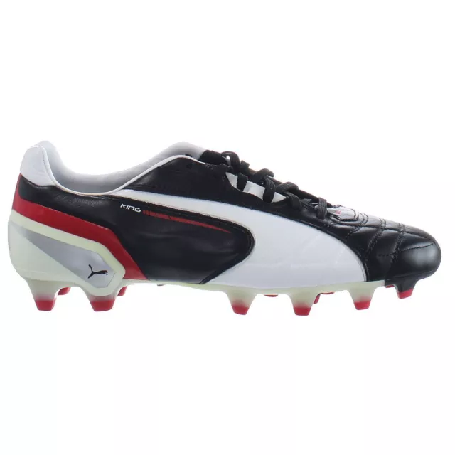 Puma King FG Lace-Up Black Synthetic Mens Football Boots 102669_02