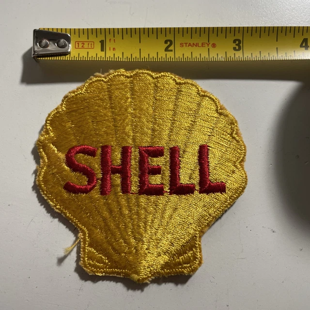 VINTAGE Embroidered Automotive Gasoline Patch (Original-UNUSED) SHELL