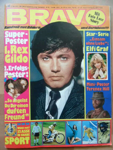 BRAVO 48- 1974 (0) Rex Gildo-XL Terence Hill Telly Savalas Udo Lindenberg NEKTAR
