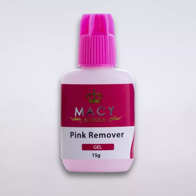 Extension de Cils Gel Dissolvant Rose Cils Extension Démaquillant MACY 15g