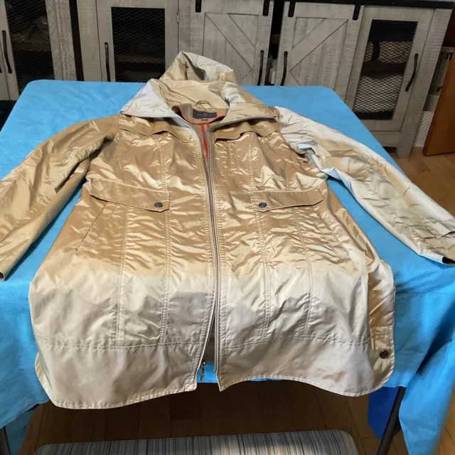 Cole haan stowaway hood zip 2025 jacket