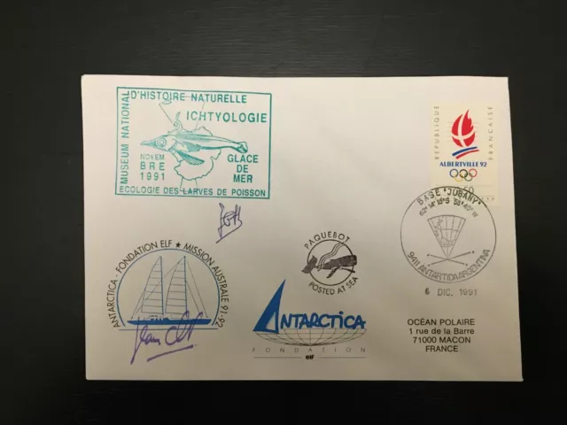 Misión de Vela Polar Antártica 1991 Jubany Argentina Antártida (SS366)