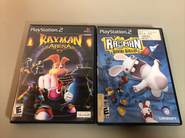 RAYMAN RAVING RABBIDS & Rayman Arena Both CIB Sony PlayStation 2, 2006 ...